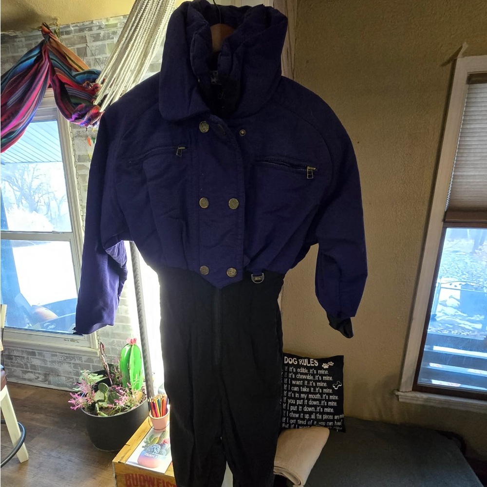 NILS Skiwear with Purple and Black Accents